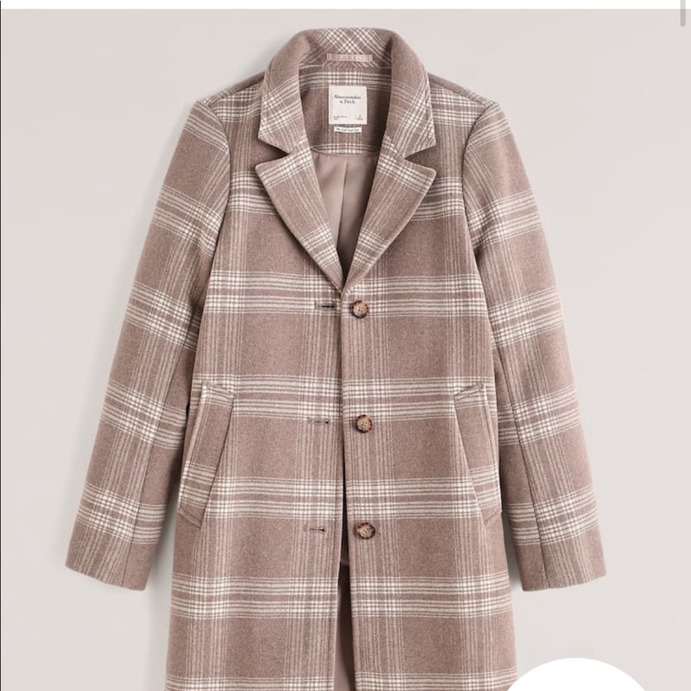 Abercrombie and Fitch Wool Blend Dad Coat MP